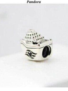 Pandora Cruise Line Pandora Ship Charm S925 Sterling Silver with box